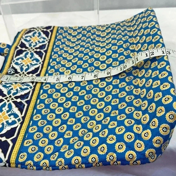 Vera Bradley  "RIVIERA BLUE"  Large Shoulder/Tote Bag with coin purse/key ring - Picture 9 of 11